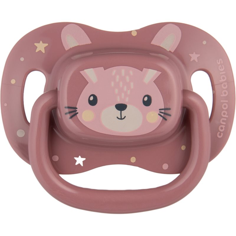 Canpol babies Cute Animals Soother 0-6m cumi Pink 1 db-Ár