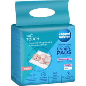 Canpol babies Disposable Underpads eldobható pelenkázó-alátétek 33x45 cm 20 db-Ár