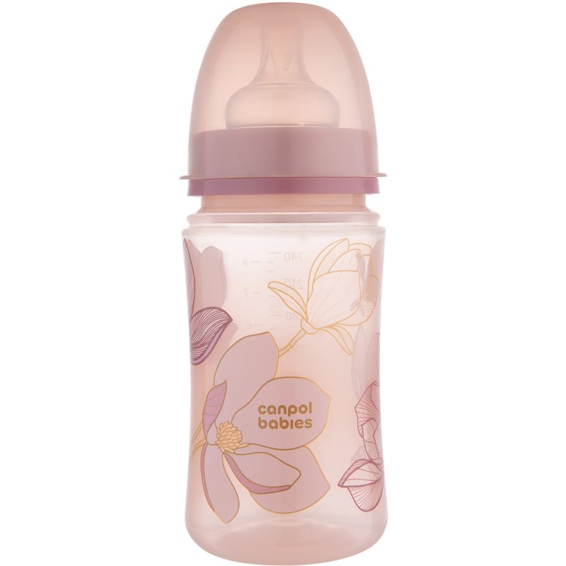 Canpol babies EasyStart Gold cumisüveg 3+ months Pink 240 ml-Ár