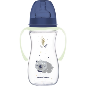 Canpol babies EasyStart Sleepy Koala 300 ml cumisüveg 12 m+ Blue 300 ml-Ár