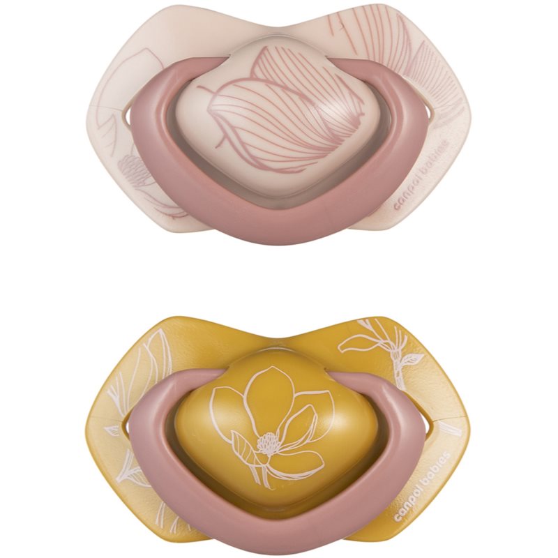 Canpol babies Light Touch Gold cumi 18m+ Pink 2 db-Ár
