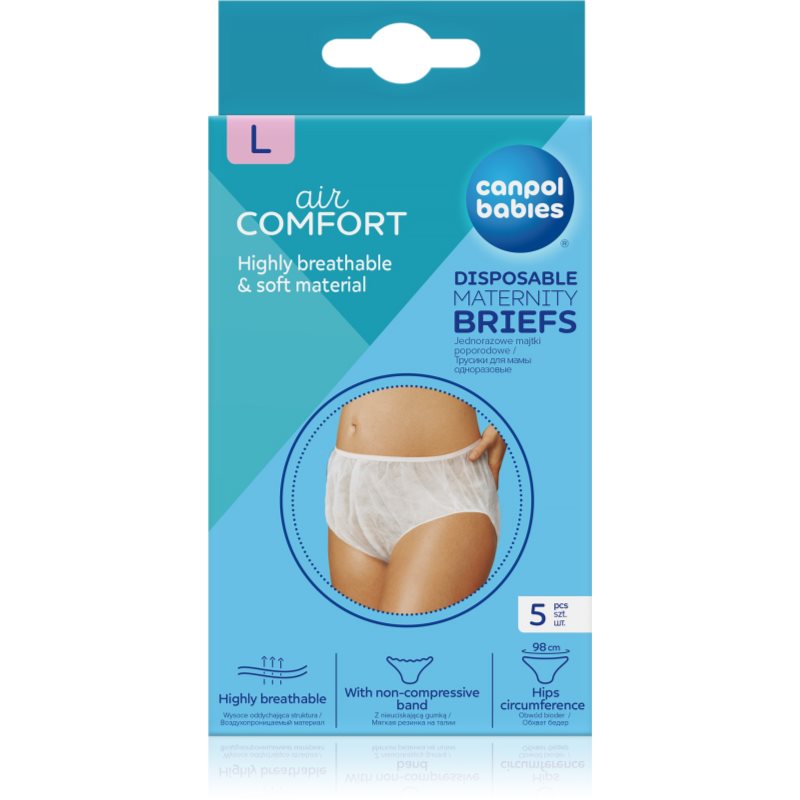Canpol babies Maternity Briefs szülés utáni alsóneműk méret L 5 db-Ár