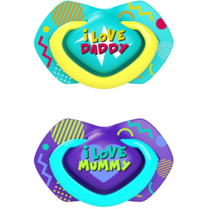 Canpol babies Neon Love B 6-18m cumi Blue 2 db-Ár