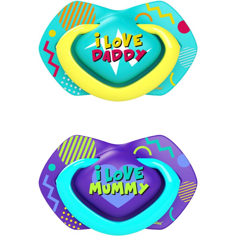 Canpol babies Neon Love B 6-18m cumi Blue 2 db-Ár