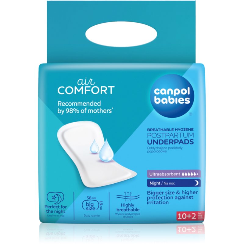 Canpol babies Postpartum Pads Night szülés utáni betétek 10 db-Ár