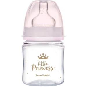 Canpol babies Royal Baby cumisüveg 0m+ Pink 120 ml-Ár