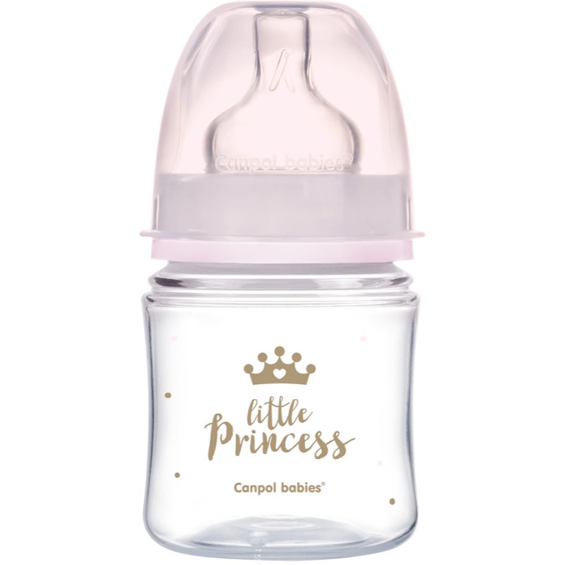 Canpol babies Royal Baby cumisüveg 0m+ Pink 120 ml-Ár