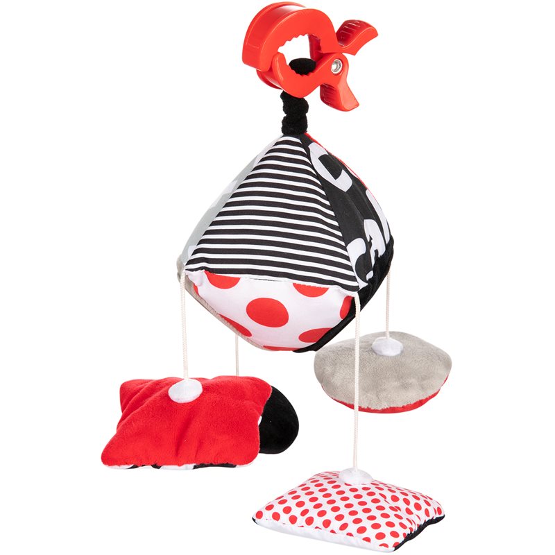 Canpol babies Sensory kontrasztos függőjáték csattal 0m+ 1 db-Ár