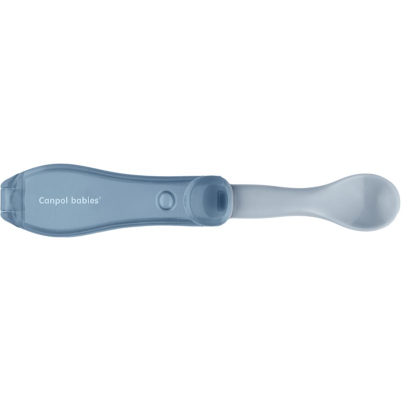Canpol babies Travel Spoon összehajtható úti kiskanál Blue 1 db-Ár