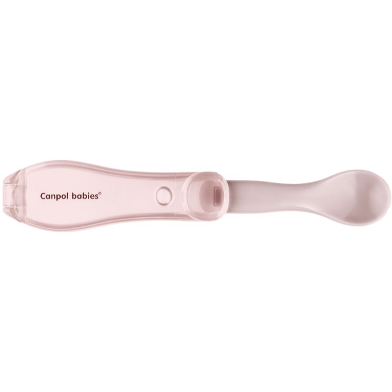 Canpol babies Travel Spoon összehajtható úti kiskanál Pink 1 db-Ár