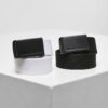 Canvas belt Kids 2-Pack black+white