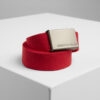 Canvas belts red