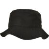 Cap with elastic adjustment bucket black