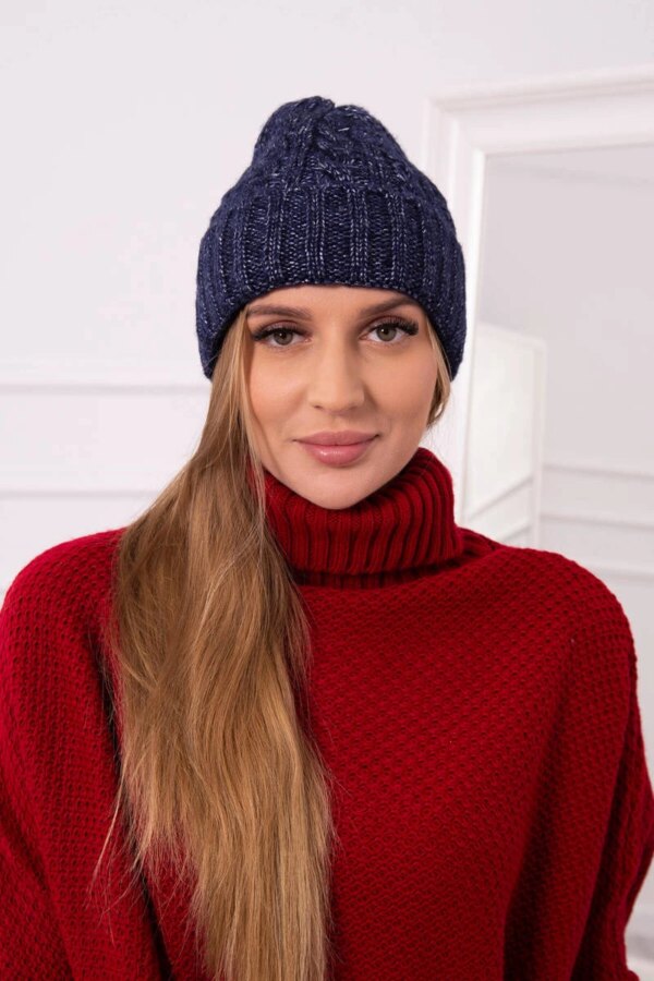 Cap with fastening Ariana K299 dark blue