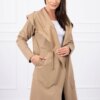 Cape with loose hood camel