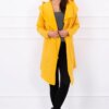 Cape with loose hood mustard