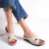 Capone Outfitters Anatomical Soft Comfortable Sole Wedge Heeled Mother Slippers