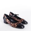 Capone Outfitters Low Heeled Strappy Leopard Women's Shoes