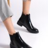 Capone Outfitters Round Toe Ankle Length Side Elastic Women's Boots