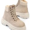 Capone Outfitters Round Toe Trac Sole Lace Up Women's Boots