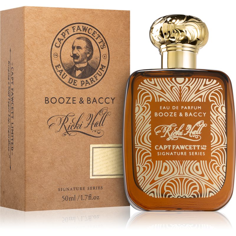 Captain Fawcett Booze & Baccy Ricki Hall Eau de Parfum uraknak 50 ml-Eredeti