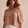 Caramel blouse Blue Shadow axp0824. R59