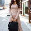 Caramel blouse Cocomore cmgBL1733.camel