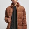 Caramel boxed corduroy jacket