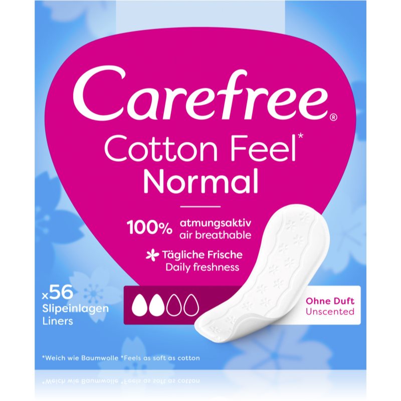 Carefree Cotton tisztasági betétek 56 db-Eredeti