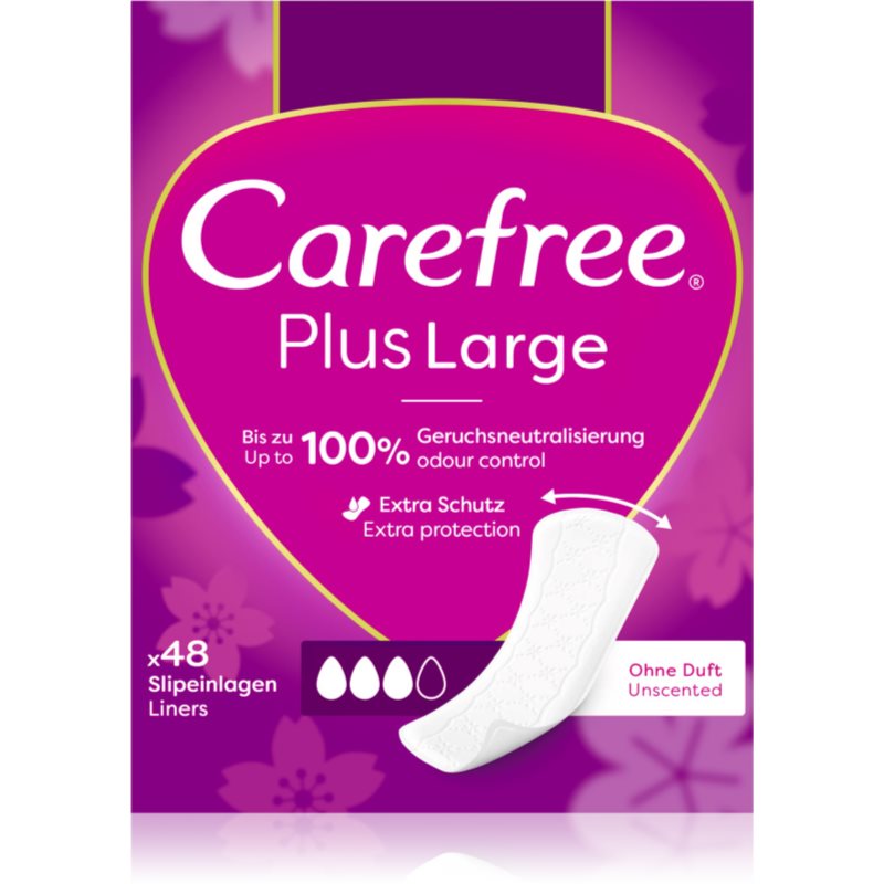 Carefree Plus Large Light Scent tisztasági betétek 48 db-Ár