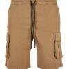 Cargo Shorts with drawstring darksand