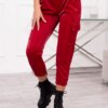 Cargo trousers burgundy