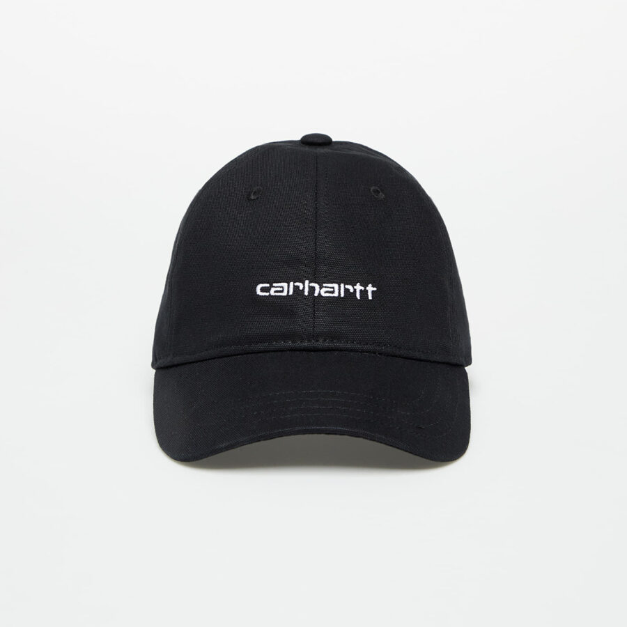 Carhartt WIP Canvas Script Cap Black/ White Universal-alacsony-ár