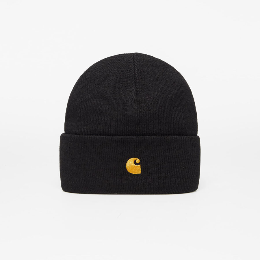 Carhartt WIP Chase Beanie Black/ Gold Universal-alacsony-ár