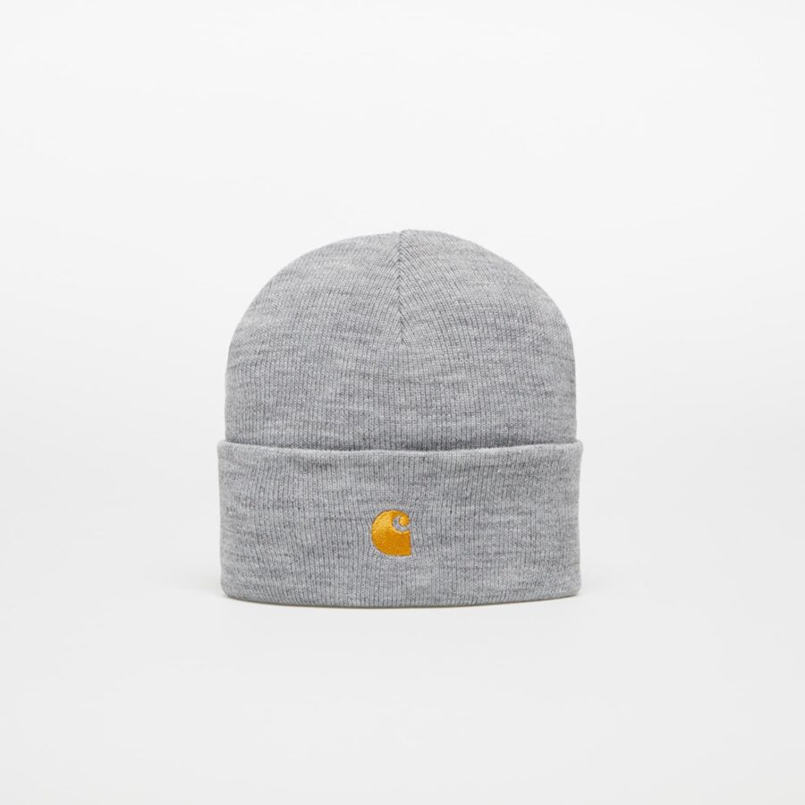 Carhartt WIP Chase Beanie Grey Heather/ Gold Universal-alacsony-ár