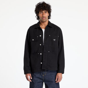 Carhartt WIP Drewe Chore Coat UNISEX Black Rinsed M-alacsony-ár