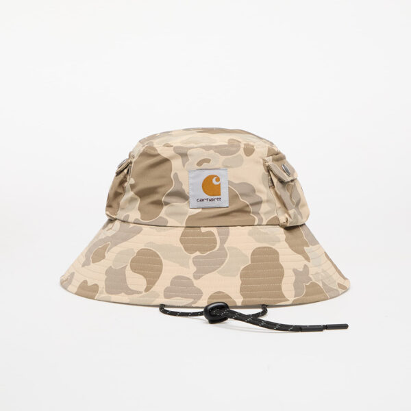 Carhartt WIP Irwin Bucket Hat Camo Duck/ Desert/ Black S-M-alacsony-ár