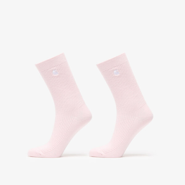 Carhartt WIP Madison Pack Socks 2-Pack Air Pink/ White Universal-alacsony-ár