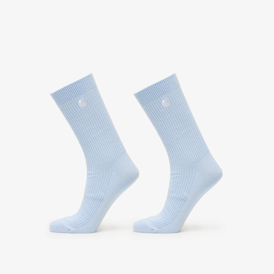 Carhartt WIP Madison Socks 2-Pack Air Sky/ White Universal-alacsony-ár
