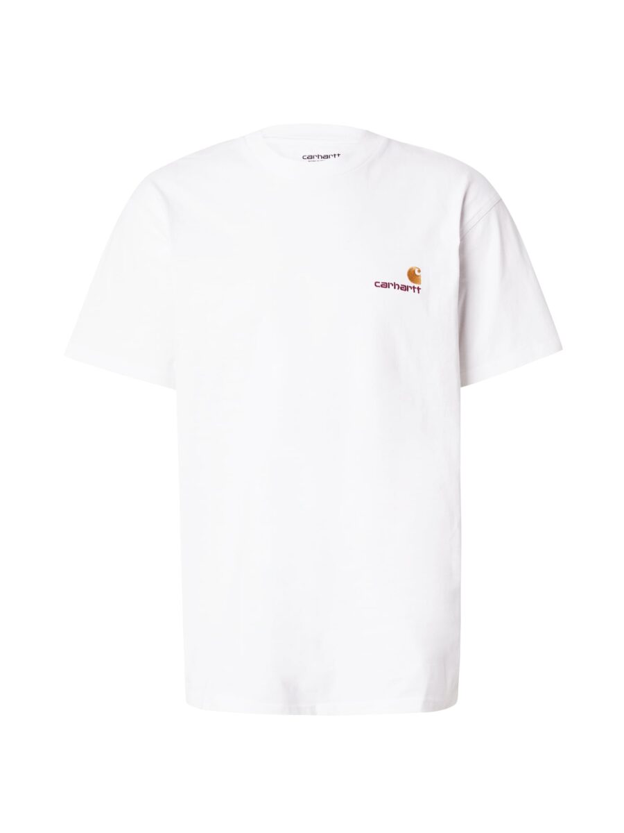 Carhartt WIP Póló 'American'  arany / sötétvörös / fehér-hu