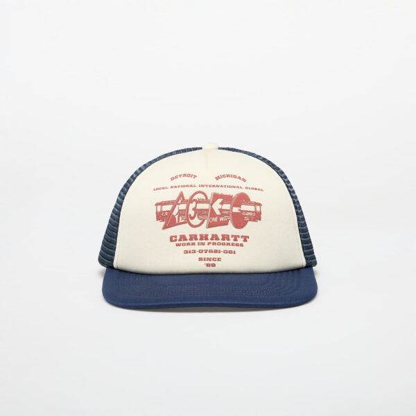 Carhartt WIP Runaway Trucker Cap Natural/ Blue Universal-alacsony-ár