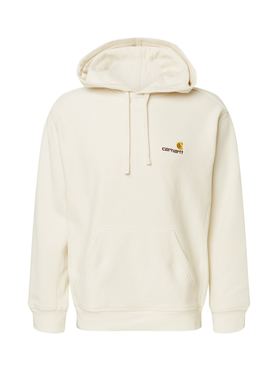 Carhartt WIP Tréning póló 'American Script'  krém / aranysárga / merlot-Hungary