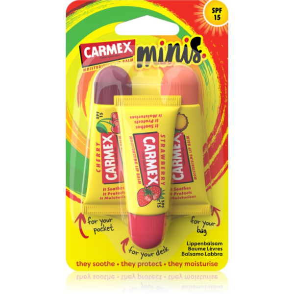 Carmex Minis utazási készlet a száraz ajkakra SPF 15-Ár