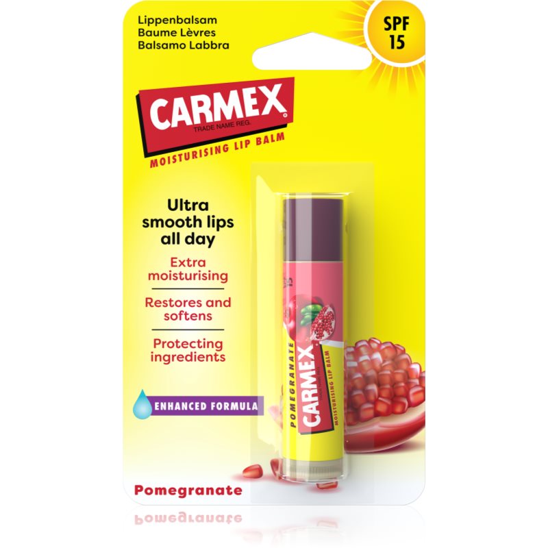 Carmex Pomegranate hidratáló ajakbalzsam stick SPF 15 4.25 g-Eredeti
