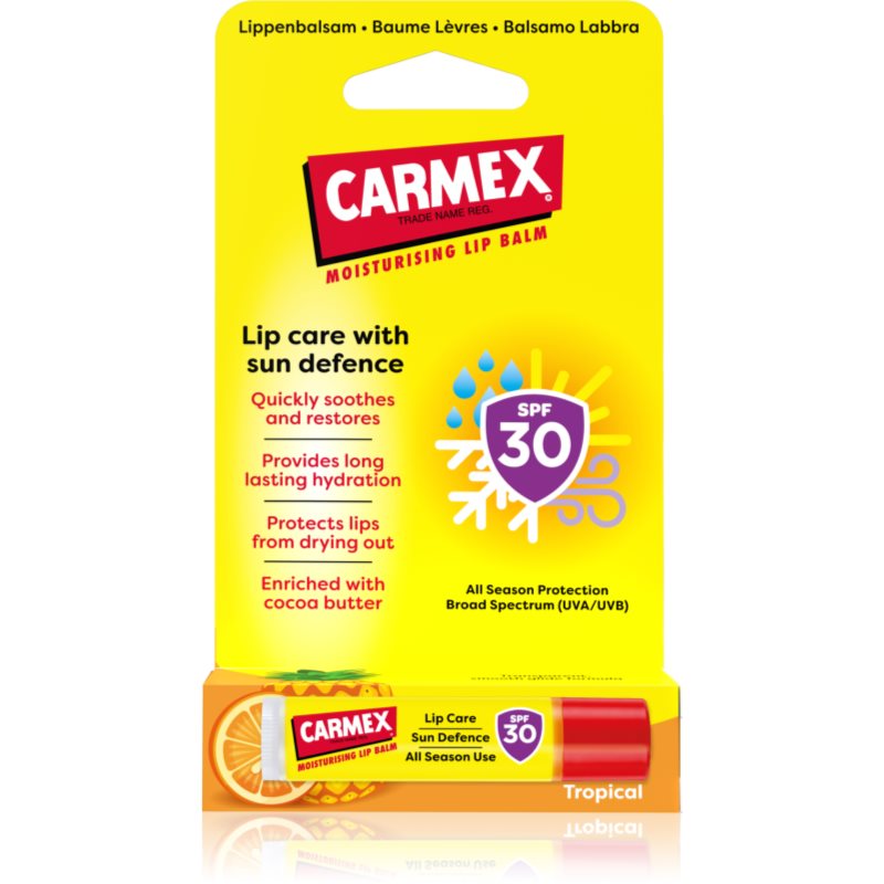 Carmex Tropical Sun Defense ajakvédő balzsam SPF 30 4