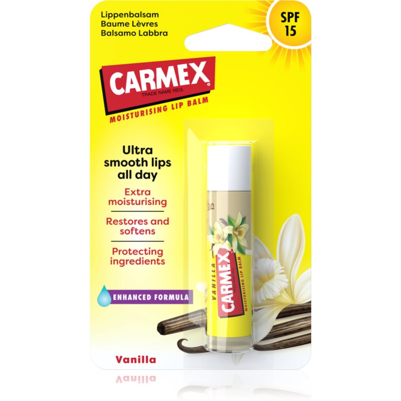 Carmex Vanilla hidratáló ajakbalzsam stick SPF 15 4