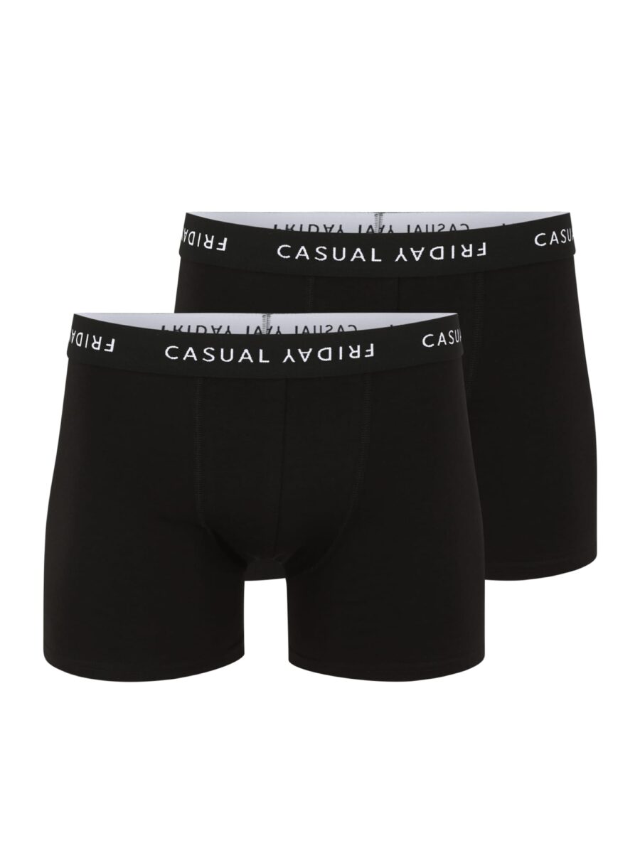 Casual Friday Boxeralsók 'Norh'  fekete-hu