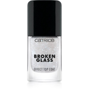 Catrice Broken Glass Effect Top Coat fedő körömlakk csillámporral árnyalat 050 Sparkling Reflection 10.5 ml
