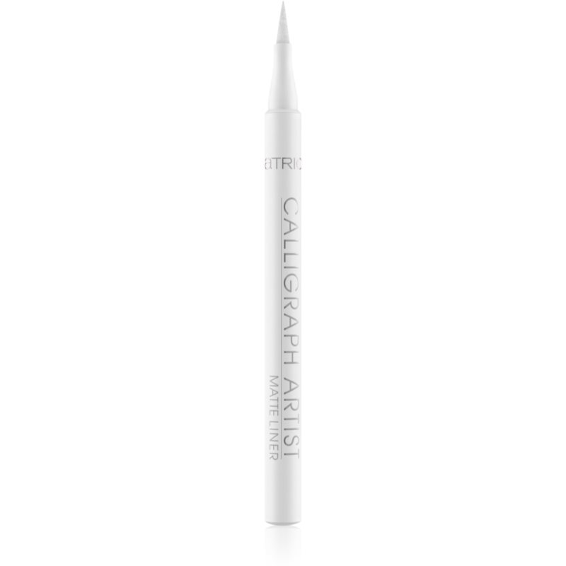 Catrice Calligraph Artist Matte tartós szemfilc matt hatással árnyalat 070 Snow White 1