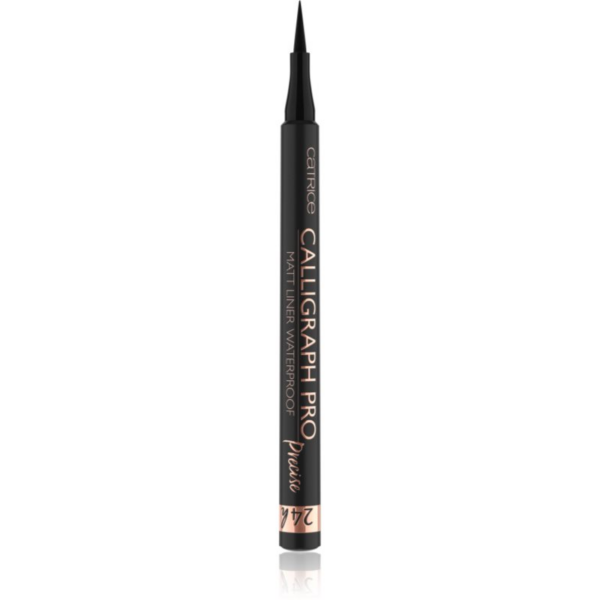 Catrice Calligraph Pro Precise 24h Matt Vízálló szemceruza árnyalat 010 Intense Black Waterproof 1